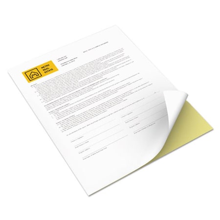 Domtar Paper XER 8.5 x 11 in. Revolution Digital Carbonless Paper, White & Yellow, 5000PK 3R12420